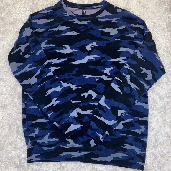 Athleta size small camo crew sweatshirt - Picture 1 of 3